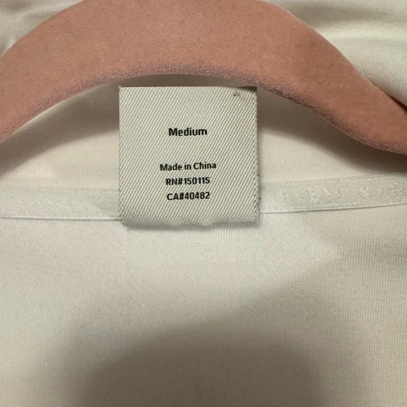 Varley White Zip-Up with Gold Accents - Picture 6 of 12